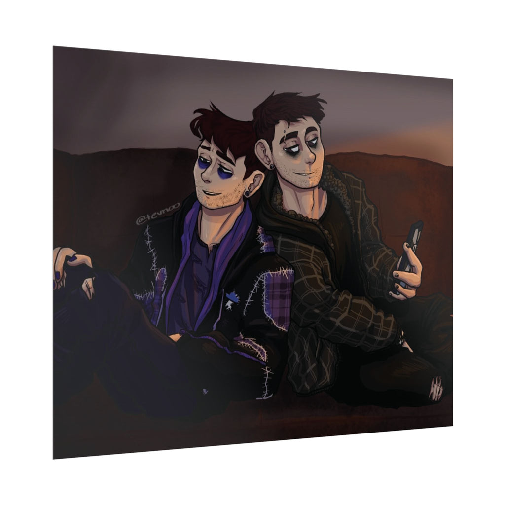 Virgil & Andy/Anxiety Hangout Art Piece