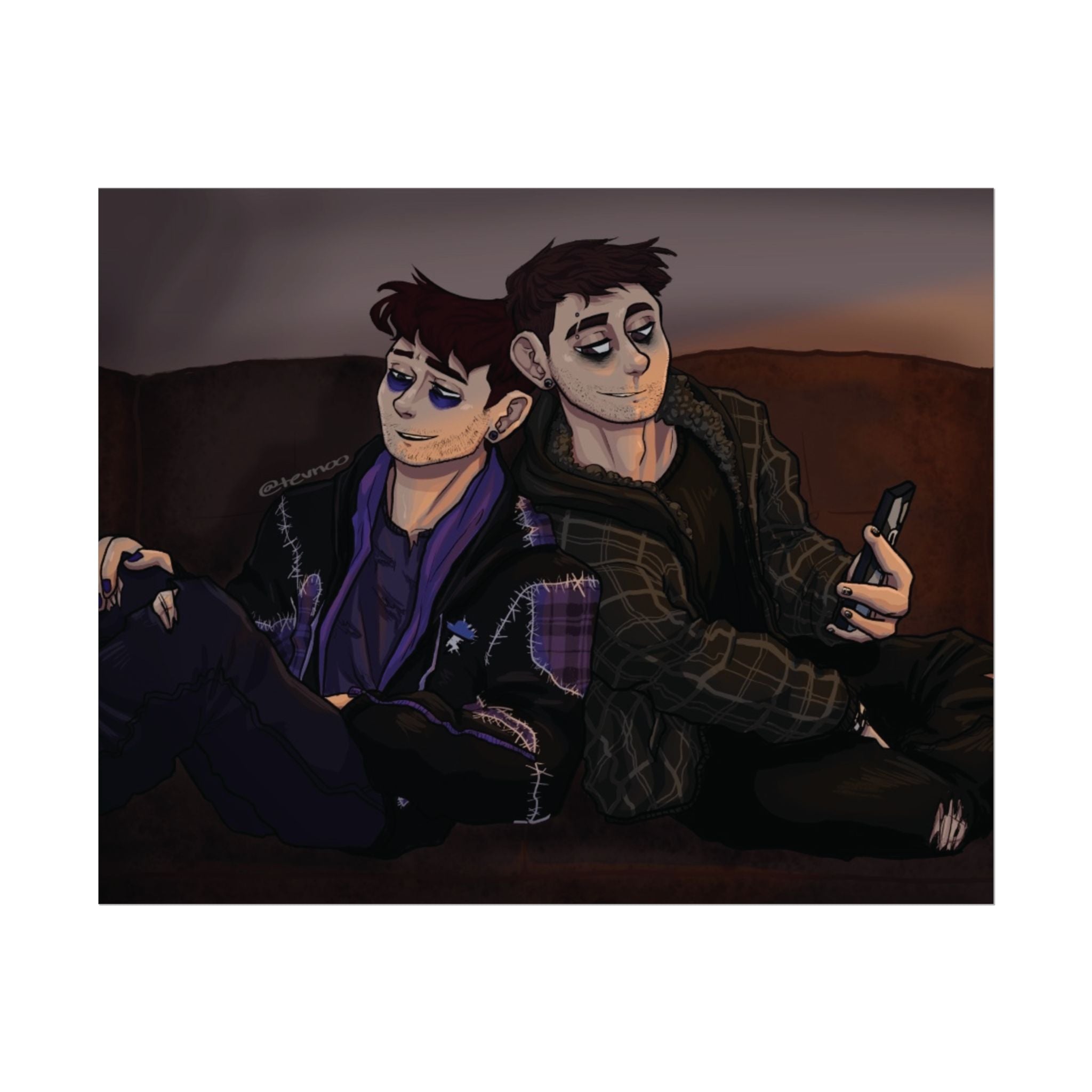 Virgil & Andy/Anxiety Hangout Art Piece