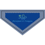 Barefoot & Crazy Clip-on Pet Bandana - Fun Beachy Accessory for Dogs and Cats